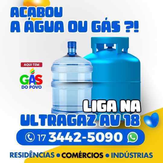 Água e Gás de Cozinha